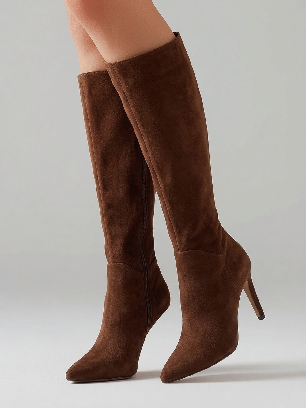Giani Bernini  Knee-High Brown Suede Stiletto Boots new size 10m.  SKU 3140